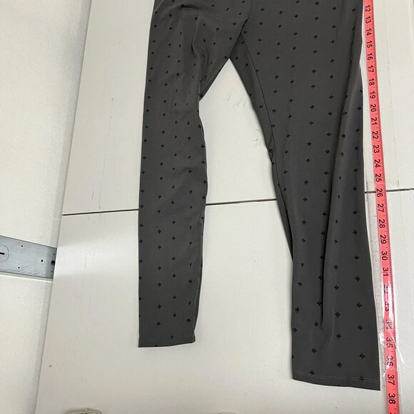 Pendleton XL Grey Patterned Legging Pants Pull-On Skinny Stretch High Rise - Picture 7 of 11